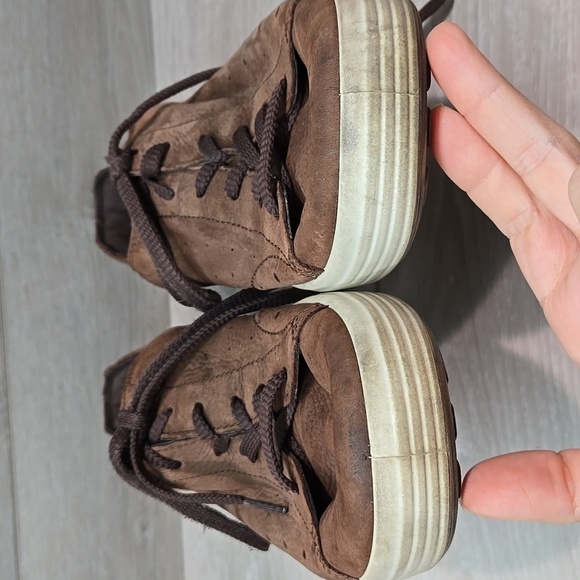 Ecco Mens Leathe Sneakers Shoes Sz 45/11-11.5 - Picture 5 of 11